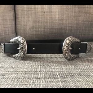 PacSun Accessories - FINAL SALE UNIQUE SILVER & BLACK BELT PacSun Accessories - FINAL SALE UNIQUE SILVER & BLACK BELT